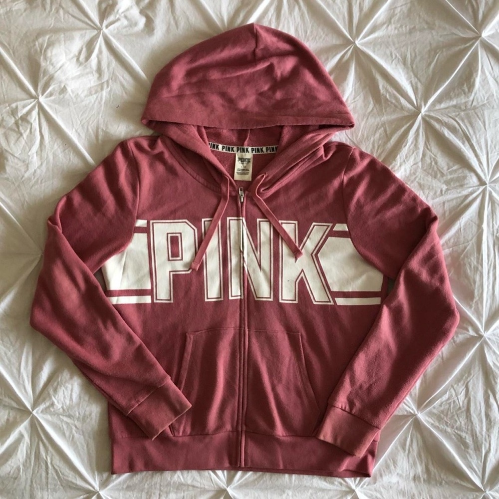 victoria’s secret pink full zip hoodie